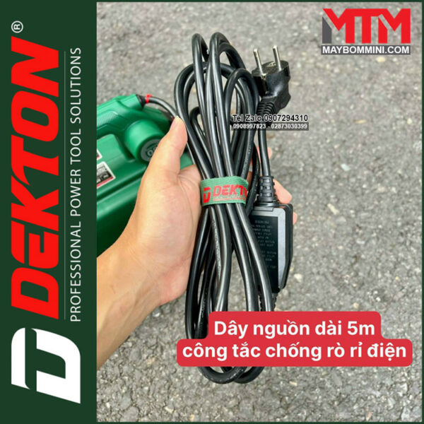 May Rua Xe Ap Luc Cao 220V 2800W 10L Dekton DK CWR2800PLUS Day Nguon May Rua Xe Ap Luc Cao 220V 2800W 10L Dekton DK CWR2800PLUS Day Nguon