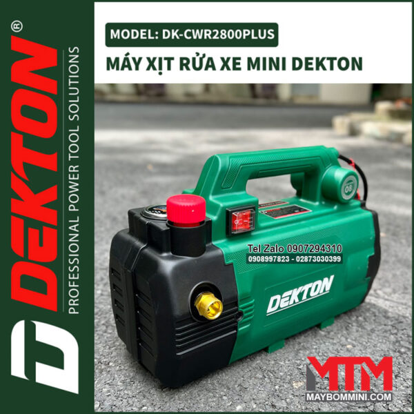 Gia May Rua Xe Ap Luc Cao 220V 2800W 10L Dekton DK CWR2800PLUS Gia May Rua Xe Ap Luc Cao 220V 2800W 10L Dekton DK CWR2800PLUS