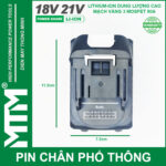 Kich Thuoc Chan Pin May Makita Pho Thong Chong Soc 21v 10ah 20 Cell EVE 2500