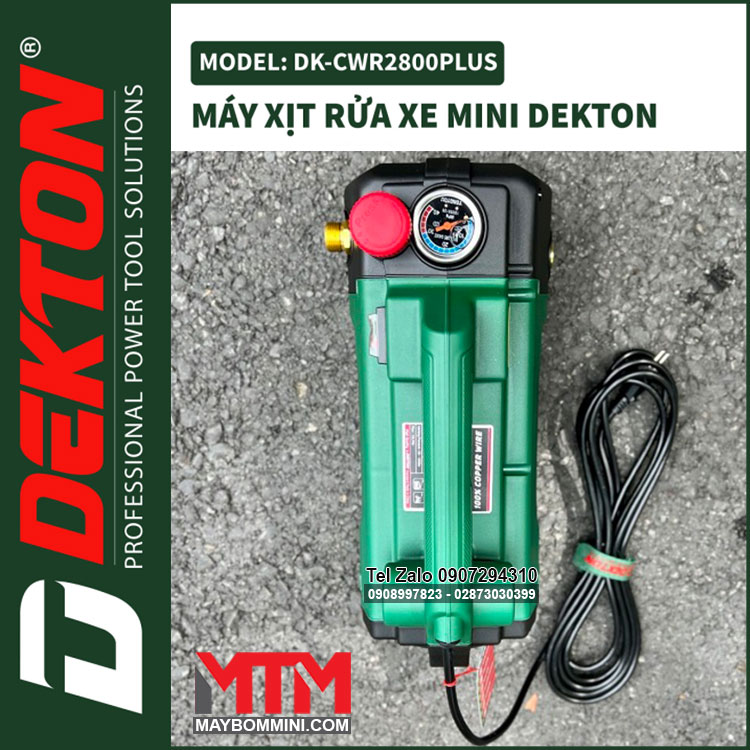 May Rua Xe Ve Sinh May Lanh Gia Dinh 220V 2800W 10L Dekton DK CWR2800PLUS