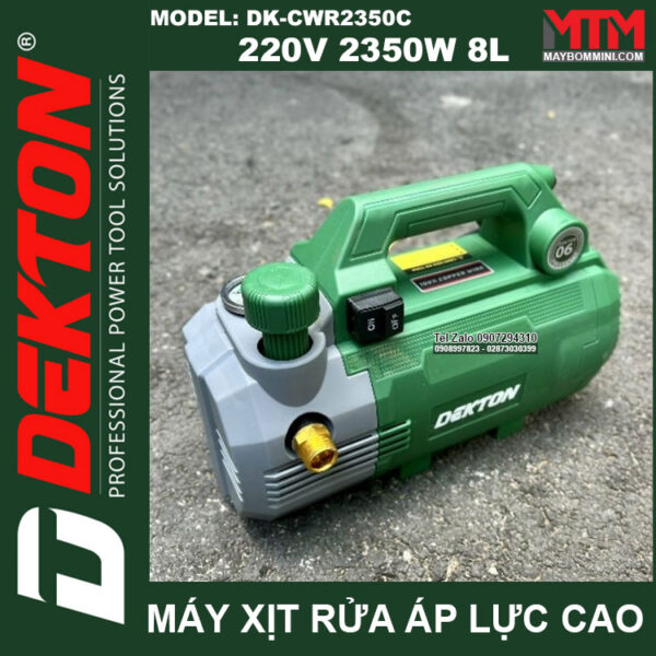 Phan Phoi May Rua Xe Ap Luc Cao 220V 2350W 8L Dekton DK CWR2350C Chinh Hang