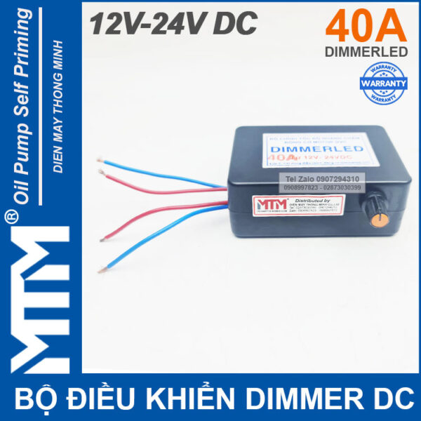 Bo Dieu Khien Dimmer DC 12v 24v 40A Gia Re Bo Dieu Khien Dimmer DC 12v 24v 40A Gia Re