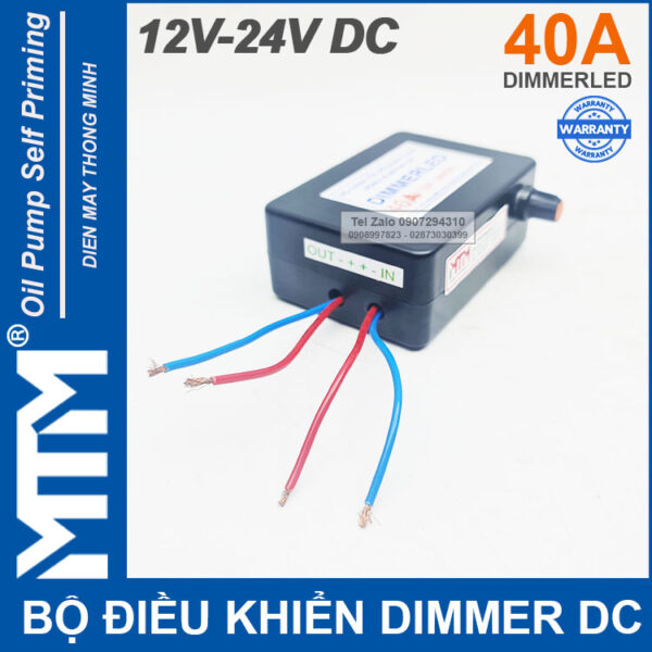 Bo Dieu Khien Dimmer DC 12v 24v 40A Motor Dvc Bo Dieu Khien Dimmer DC 12v 24v 40A Motor Dvc