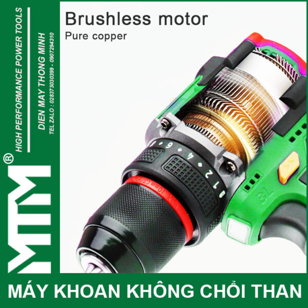 May Khoan Bat Vit Khong Choi Than 16V MTM M168 10mm 60N 2000rpm 23 Cap Co Bua Day Dong May Khoan Bat Vit Khong Choi Than 16V MTM M168 10mm 60N 2000rpm 23 Cap Co Bua Day Dong