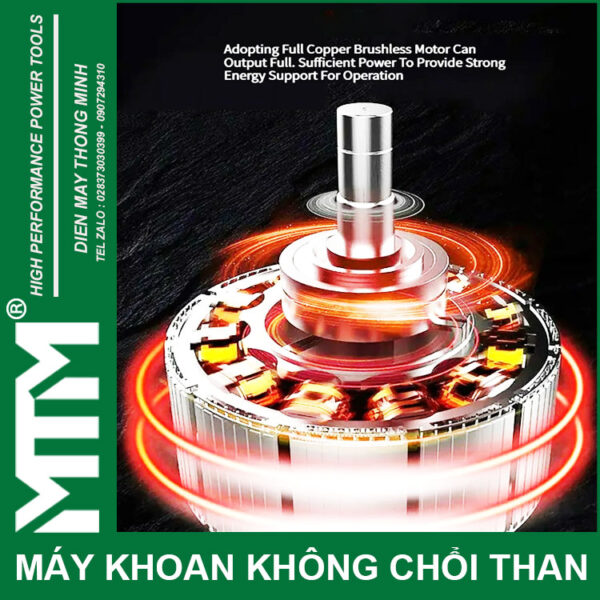May Khoan Bat Vit Khong Choi Thang 16V MTM M168 10mm 60N 2000rpm 23 Cap Co Bua Brushless May Khoan Bat Vit Khong Choi Thang 16V MTM M168 10mm 60N 2000rpm 23 Cap Co Bua Brushless