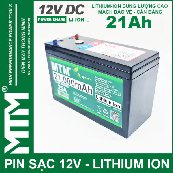 Bo Pin Quat Den Quat Tich Dien 12V 25A 21000mAh MTM Bo Pin Quat Den Quat Tich Dien 12V 25A 21000mAh MTM