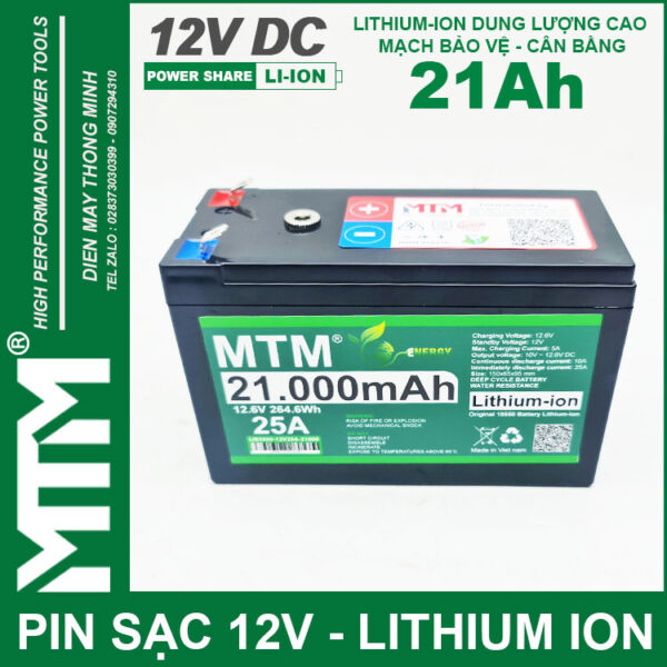 Gia Ban Pin Quat Den Quat Tich Dien 12V 25A 21000mAh MTM Gia Ban Pin Quat Den Quat Tich Dien 12V 25A 21000mAh MTM