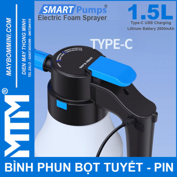 Cong Sac Binh Phun Bot Tuyet Dung Pin Cong Sac Binh Phun Bot Tuyet Dung Pin