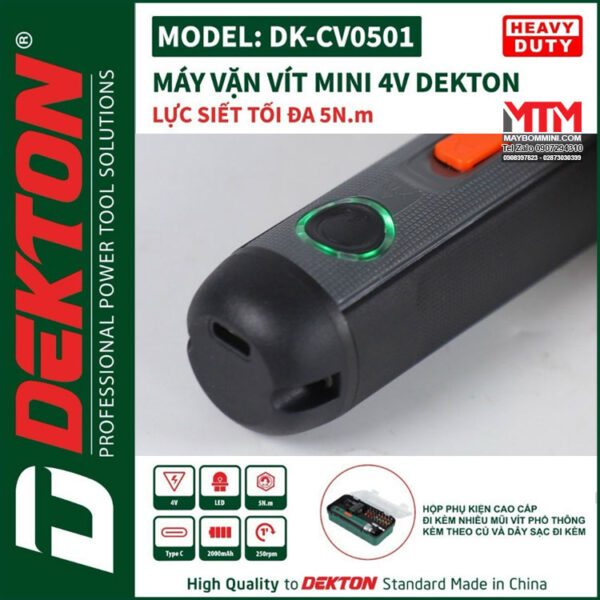 Den Bao May Chuyen Vit Mini DEKTON DK CV0501 4 Cap Do Chan Sac Type C Kem Nhieu Phu Kien Den Bao May Chuyen Vit Mini DEKTON DK CV0501 4 Cap Do Chan Sac Type C Kem Nhieu Phu Kien
