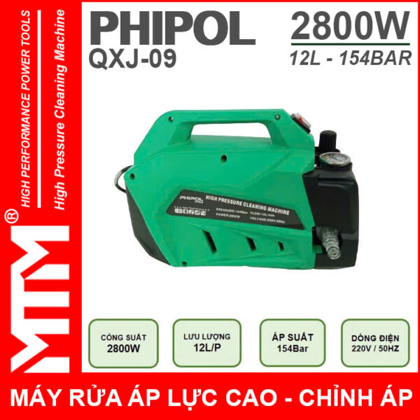 Chuyen Ban Nay Rua Xe Ap Luc Cao 220V 2800W 12L 154Bar Phipol QXJ09 Loi Dong Chinh Ap Mat Hong Phai Chuyen Ban Nay Rua Xe Ap Luc Cao 220V 2800W 12L 154Bar Phipol QXJ09 Loi Dong Chinh Ap Mat Hong Phai