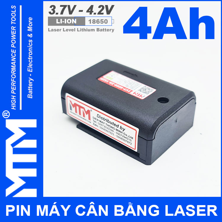 Pin May Ban Cot Can Bang Laser 4Ah MTM Phai Pin May Ban Cot Can Bang Laser 4Ah MTM Phai