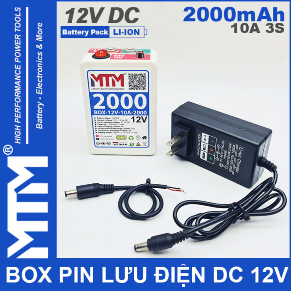 Bo Luu Dien DC 12V 10A 3S 2000mah MTM Bo Luu Dien DC 12V 10A 3S 2000mah MTM