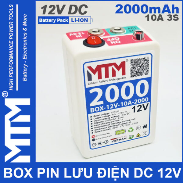 Bo Luu Dien DC 12V 10A 3S 2000mah MTM Cao Cap Bo Luu Dien DC 12V 10A 3S 2000mah MTM Cao Cap