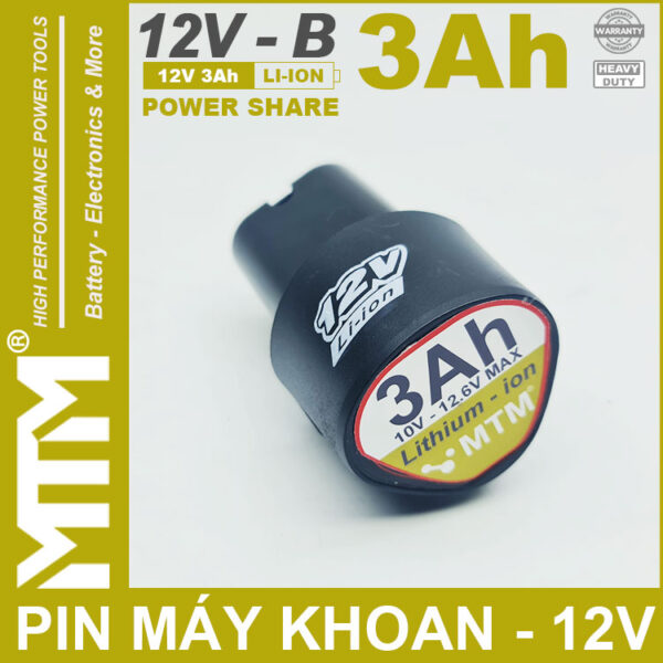 Pin May Khoan Van Vit Thiet Bi 12v 3000mah Khe B MTM Gia Ban Pin May Khoan Van Vit Thiet Bi 12v 3000mah Khe B MTM Gia Ban