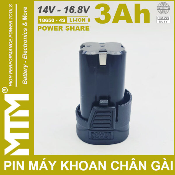 Pin May Khoan Van Vit Thiet Bi 16V 3000mah 4S Chan Gai MTM Gia Ban