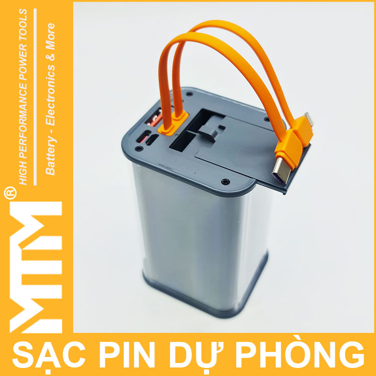 Day Sac Pin Sac Du Phong 16000mah USB Micro TypeC Lightning LED Bao Pin Sac Nhanh Day Sac Pin Sac Du Phong 16000mah USB Micro TypeC Lightning LED Bao Pin Sac Nhanh