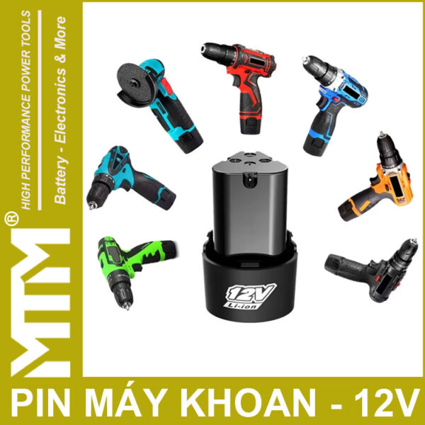 Su Dung Pin May Khoan Van Vit Thiet Bi 12v 3000mah Khe B MTM Su Dung Pin May Khoan Van Vit Thiet Bi 12v 3000mah Khe B MTM