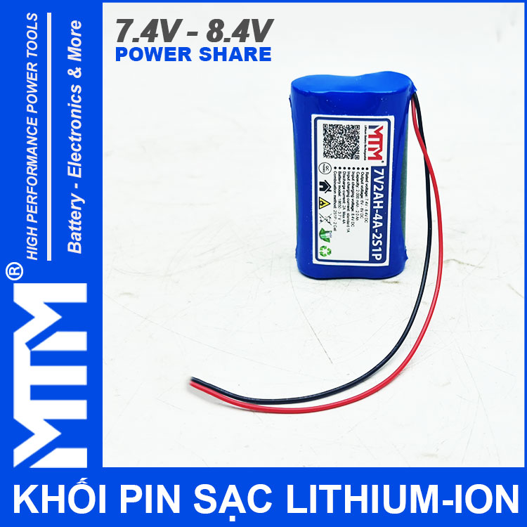 Pin Lihtium Ion 7v4 8v4 2S1P MTM
