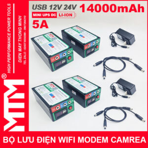 Bo Luu Dien Wifi Modem Camera 12V 24V 5A 14000mah Led Bao Vont