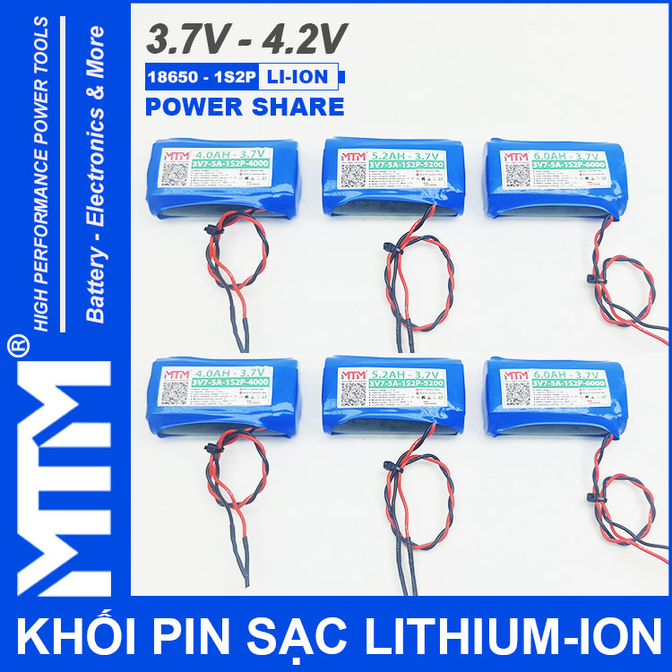 Chung Cung Cap Pin Sac Lihtium Ion 3V7 5A 1S2P MTM