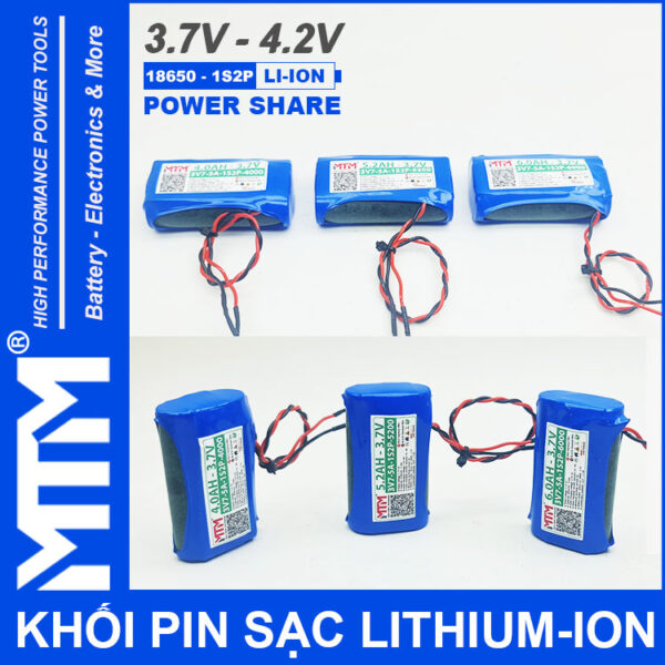 Phan Phoi Pin Sac Lihtium Ion 3V7 5A 1S2P MTM Phan Phoi Pin Sac Lihtium Ion 3V7 5A 1S2P MTM