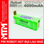 Ban Pin Robot Hut Bui Lau Nha Irobot Roomba Chinh Hang Mau 4000mah