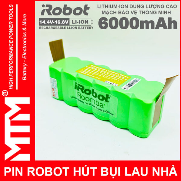 Gia Ban Pin Robot Hut Bui Lau Nha Irobot Roomba Chinh Hang Mau 6000mah