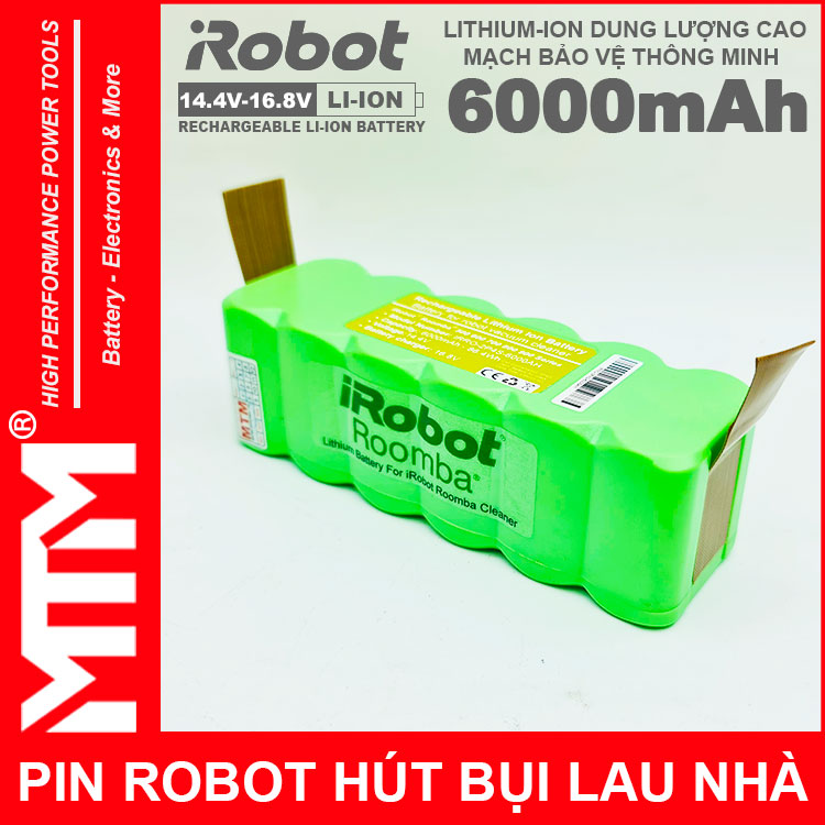 Gia Ban Pin Robot Hut Bui Lau Nha Irobot Roomba Chinh Hang Mau 6000mah Gia Ban Pin Robot Hut Bui Lau Nha Irobot Roomba Chinh Hang Mau 6000mah