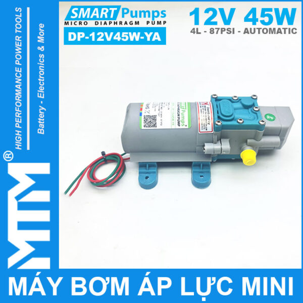 May Bom Ap Luc Mini Tu Dong 12V 45W 4L Smartpumps DP 12V45W YA Gia Re