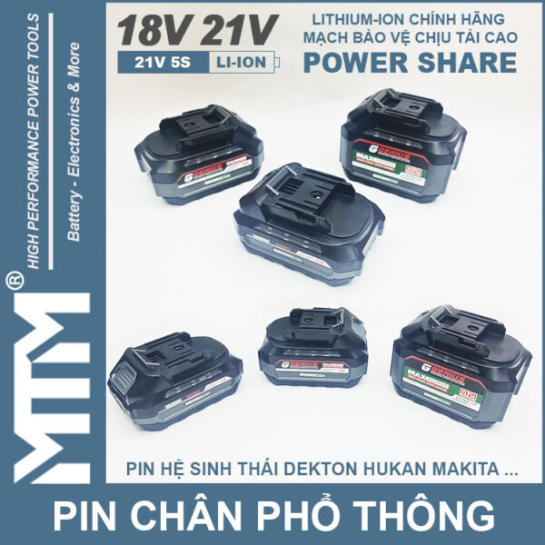 Pin Chan Pho Thong 10cell 80A Led Bao Pin 2 Ben