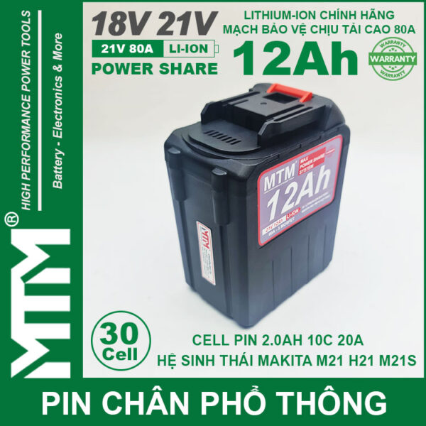 Pin Makita Chong Soc 20 Cell 12Ah 80A Den Bao Pin Cell 2000mah Cao Cap Pin Makita Chong Soc 20 Cell 12Ah 80A Den Bao Pin Cell 2000mah Cao Cap