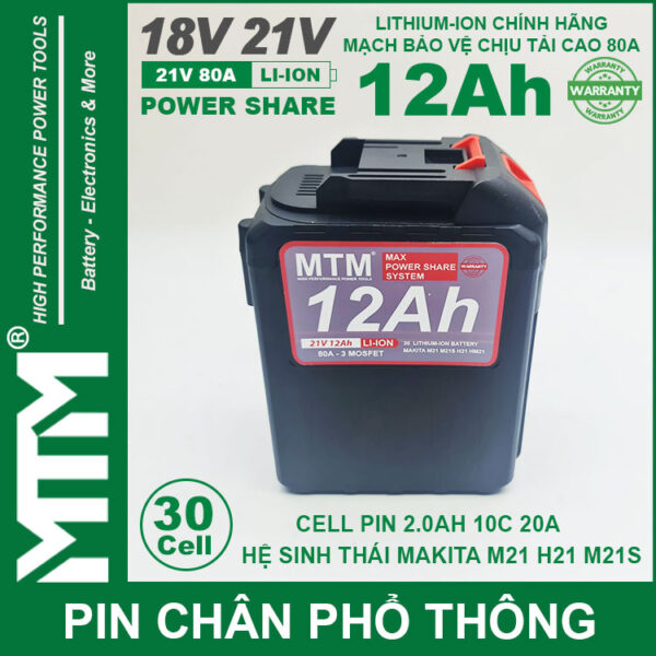 Pin Makita Chong Soc 20 Cell 12Ah 80A Den Bao Pin Cell Moimah Pin Makita Chong Soc 20 Cell 12Ah 80A Den Bao Pin Cell Moimah