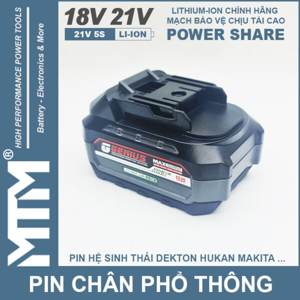 Ban Pin Chan Pho Thong 10cell 80A Led Bao Pin 2 Ben