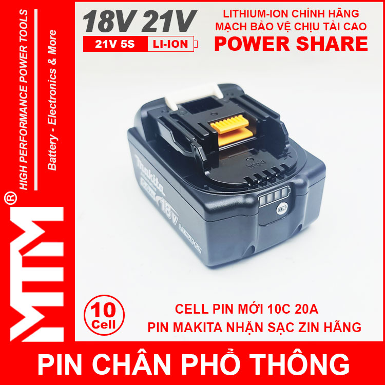 Khe Pin Chan Pho Thong Makita 10cell 4Ah Nhan Sac Zin Chinh Hang Khe Pin Chan Pho Thong Makita 10cell 4Ah Nhan Sac Zin Chinh Hang