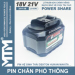 Khe Pin Chan Pho Thong 15cell 80A Led Bao Pin 2 Ben
