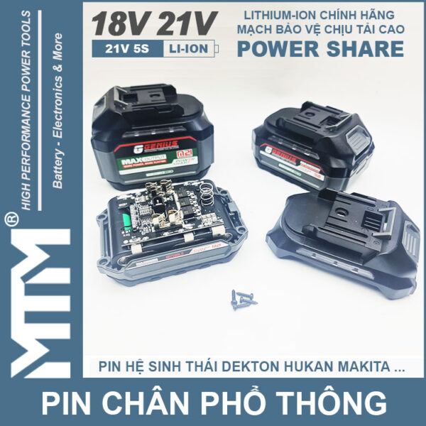 Loi Pin Chan Pho Thong 10cell 80A Led Bao Pin 2 Ben