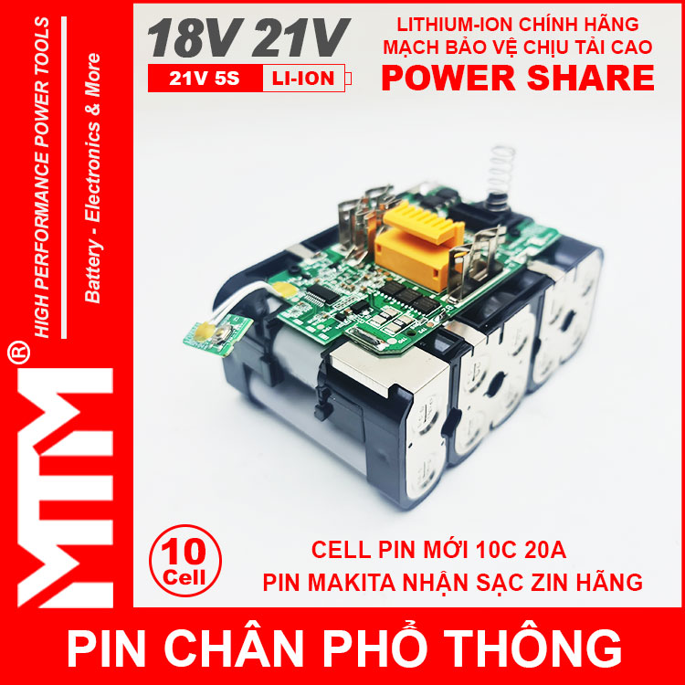 Mach Pin Chan Pho Thong Makita 10cell 4Ah Nhan Sac Zin Chinh Hang Mach Pin Chan Pho Thong Makita 10cell 4Ah Nhan Sac Zin Chinh Hang