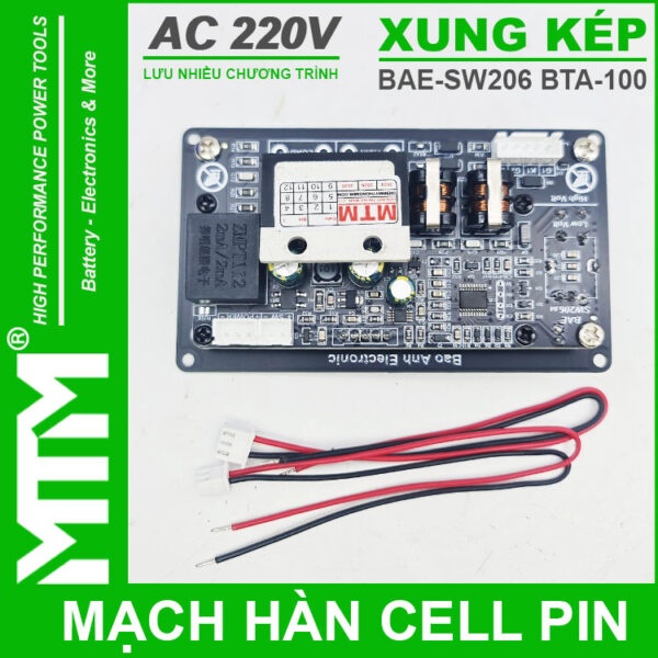 Mach Han Cell Pin Xung Kep BAE 206 BTA100 Mat Sau Mach Han Cell Pin Xung Kep BAE 206 BTA100 Mat Sau