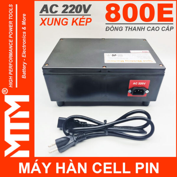 May Han Cell Pin Bien Ap 800E Dong Thanh Xung Kep Cong Nguon 220V May Han Cell Pin Bien Ap 800E Dong Thanh Xung Kep Cong Nguon 220V