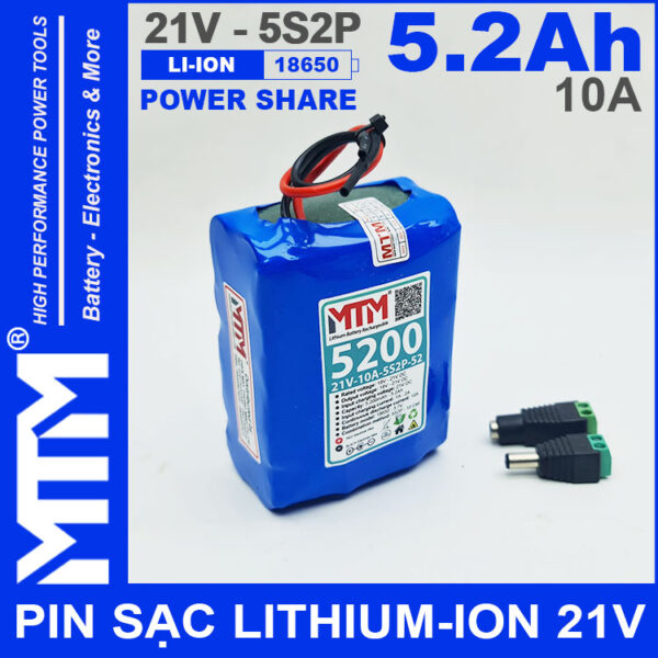 Ban Pin 21V 5200mAh 10A 5S2P MTM Ban Pin 21V 5200mAh 10A 5S2P MTM
