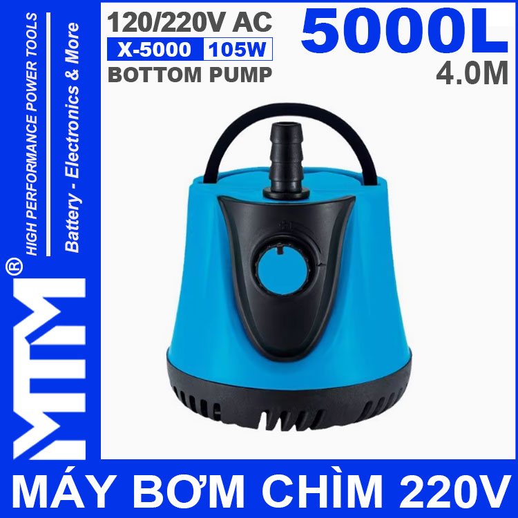 May Bom Chim 220V 105W 5000L X 5000 HSBAO BOTTOM PUMP