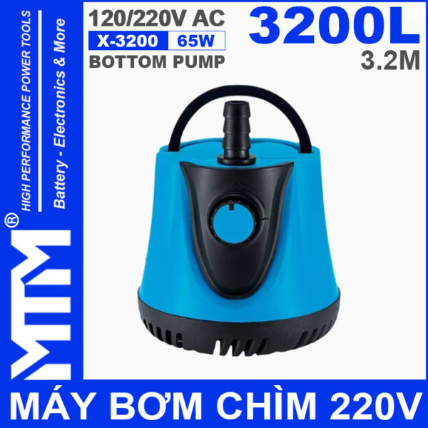 May Bom Chim 220V 65W 3200L X 3200 HSBAO BOTTOM PUMP