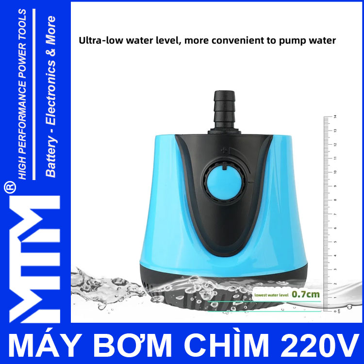 May Bom Chim 220V Khoang Chac Day Ho Nuoc Voi May Bom