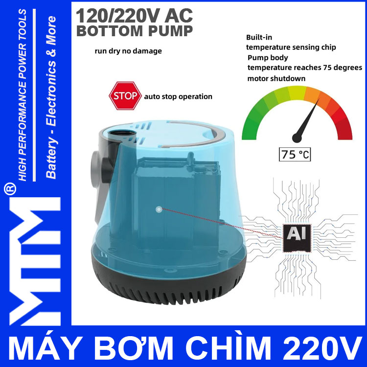 May Bom Chim 220V Nhiet Do Hoat Dong