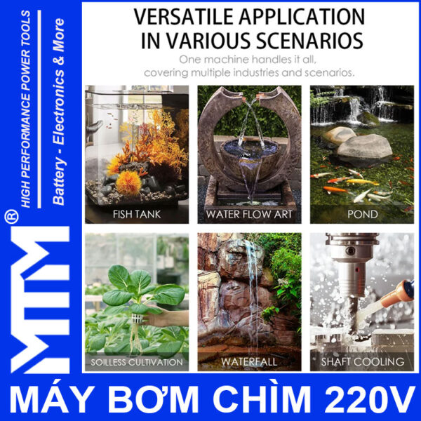 May Bom Chim 220V Su Dung