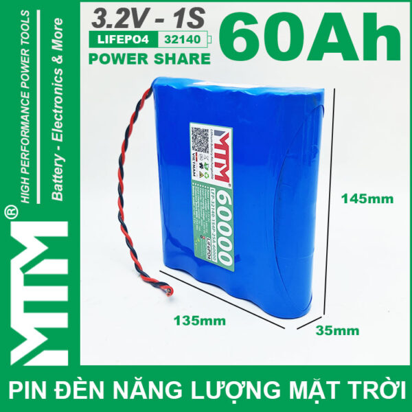 Pin Den Nang Luong Mat Troi 3v2 60Ah 60000mAh Cell Pin Sat Lifepo4 32140 Kch Thuoc Pin Den Nang Luong Mat Troi 3v2 60Ah 60000mAh Cell Pin Sat Lifepo4 32140 Kch Thuoc