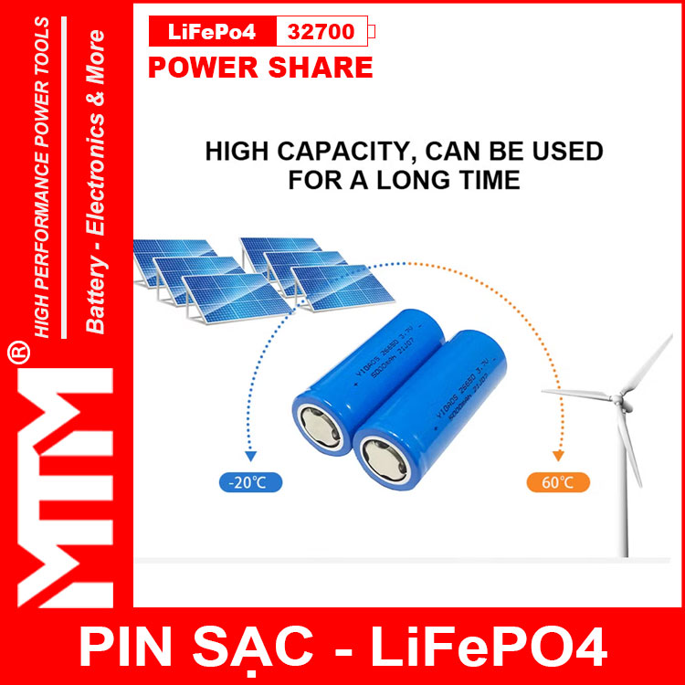 Cell LiFePo4 32700 6Ah Cell LiFePo4 32700 6Ah