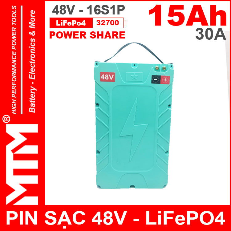 Gia Pin Xe Dien LiFePo4 V 16S 15Ah 30A MTM