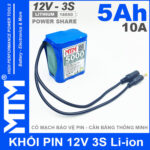 Pin 12v 10a 5000mah MTM Chinh Hang