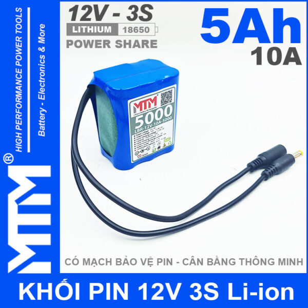 Pin 12v 10a 5000mah MTM Chinh Hang Pin 12v 10a 5000mah MTM Chinh Hang
